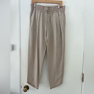 Anthropologie Leifnotes Women's Cropped Pants 10 cotton/modal/rayon blend (X111)